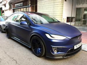 Tesla Model X P100D on Salvani Wheels 2017 года (JP)